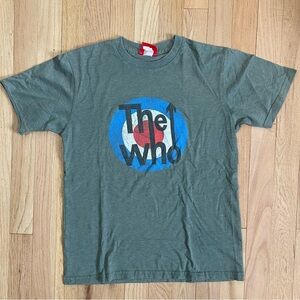 VTG the Who band tee size small bravado green t-shirt rock alt music tour